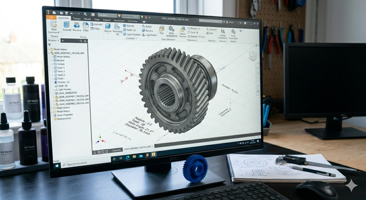 3D printed engineering component