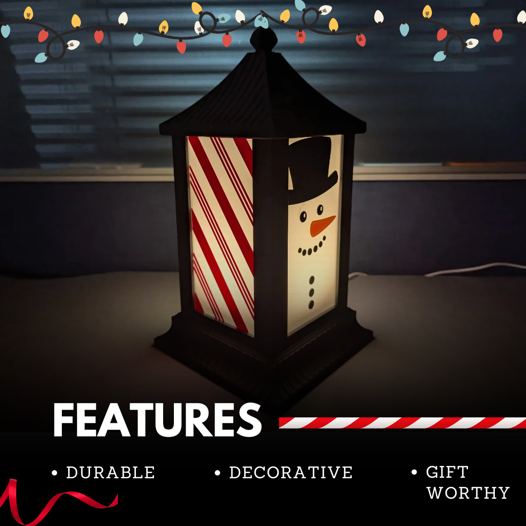 Christmas Lantern -- LED Festive Décor Light