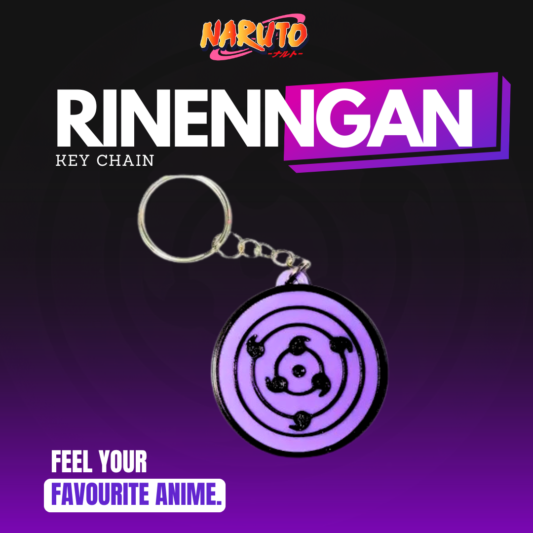 Rinnegan Keychain – Naruto Anime Inspired Accessory