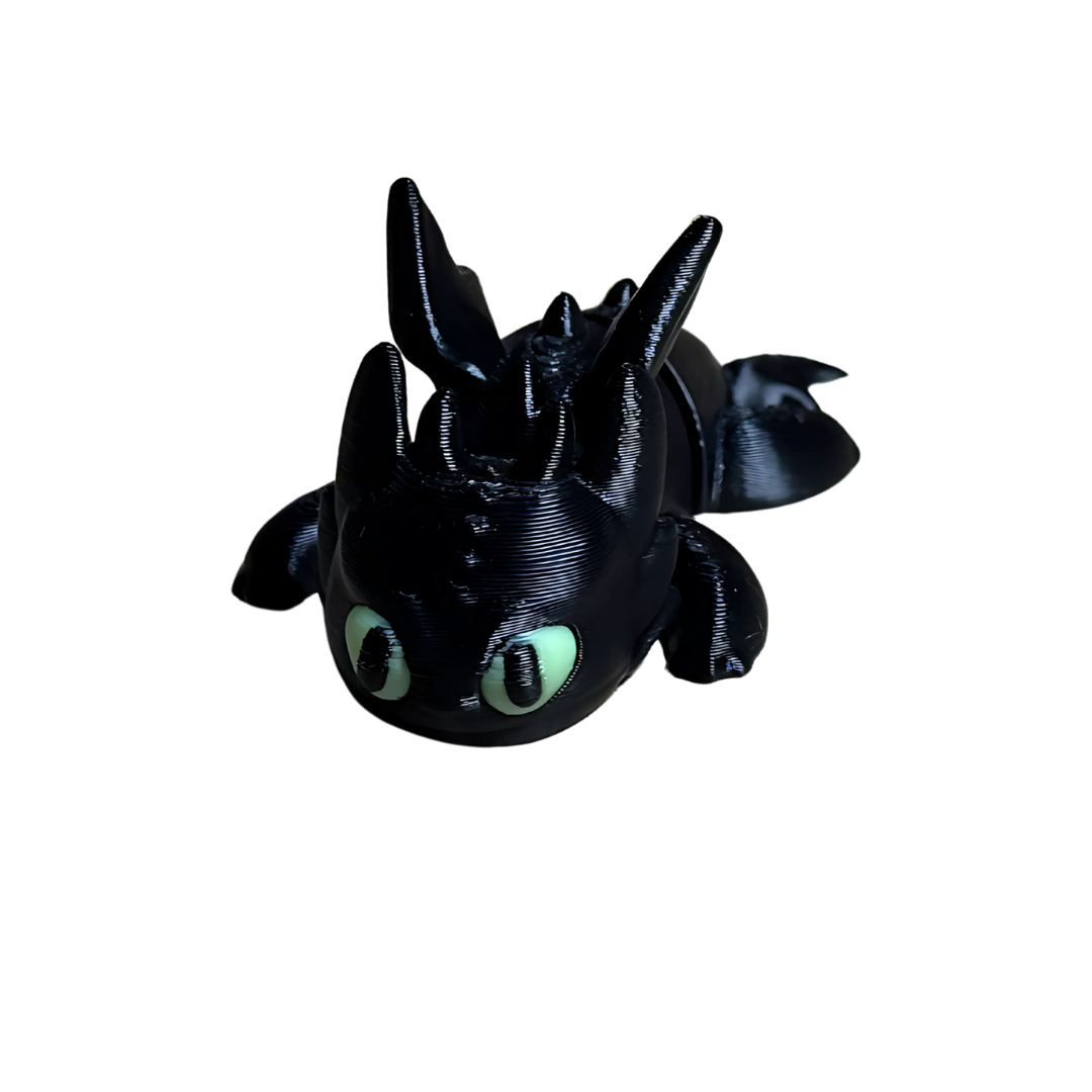 Toothless Dragon Figure – Night Fury Collectible Statue